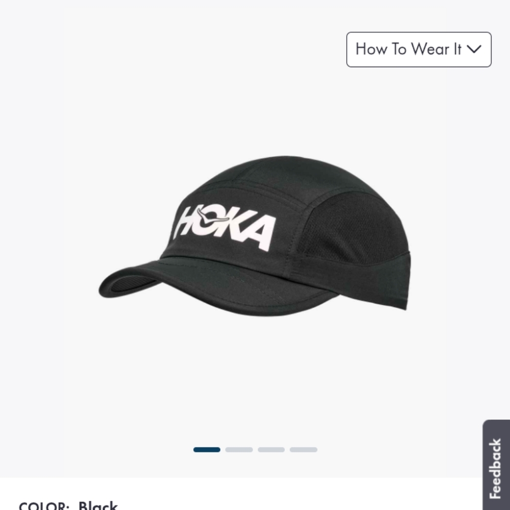 HOKA Black Cap